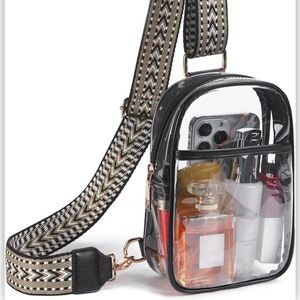 Clear Crossbody Bag for Events and Concerts
